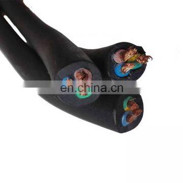 factory sell h07rn-f rubber sheathed flexible cable