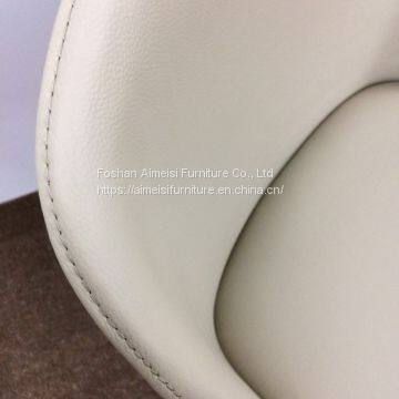 Modern Ash Solid Wood Dining Chair With Velvet Fabric Cushion