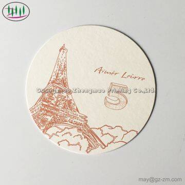 Absorbent Paper Coaster Coffee Shop photo-2