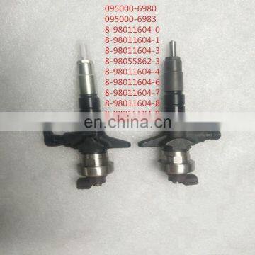 095000-6980 095000-6983 D-Max/Rodeo 4JJ1 injectors 8-98011604-0 8-98011604#