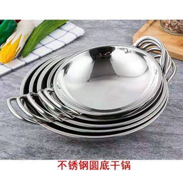 Cheap Stainless Steel Wok Fire Pot Set Soup Pot Steamer Double Layers Triple Layers Cooking Pot Multi-function photo-5