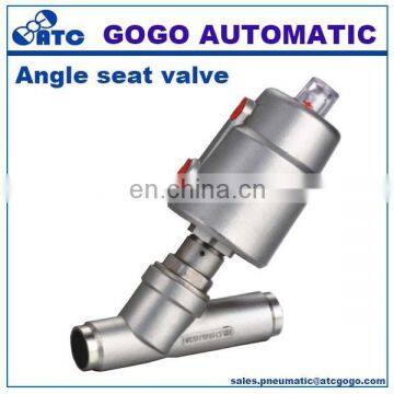 Stainless Steel Double Acting Angle Seat Actuator Valve photo-3