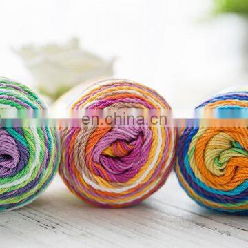 Hot Sale Multi Color Light Weight 100% Mercerized Cotton Baby Yarn photo-4