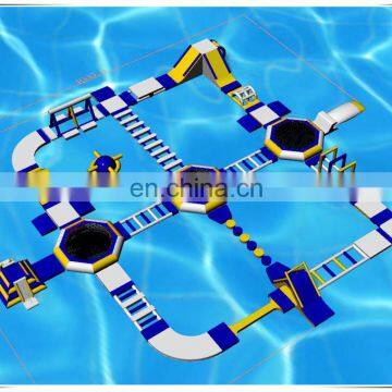 Aqua Park Equipment Aquapark 40m * 35m Plato 0.9mm PVC Inflatable Floating Water Park photo-6