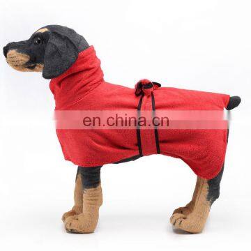 New Design Strong Absorbent Pet Bath Towel Blanket Pet Bathrobe Clothes for Dogs photo-2