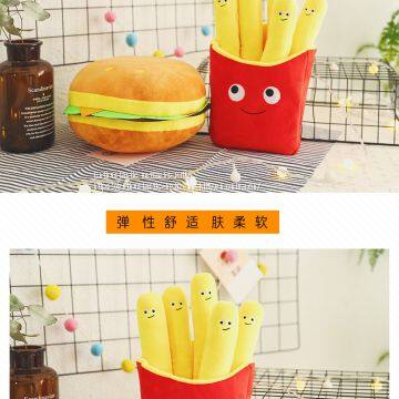 Hamburger chips plush toys
