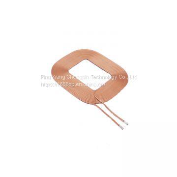 Toroid coil induction wireless charger coil