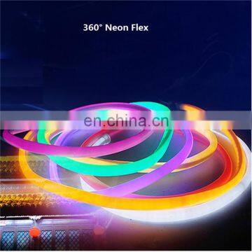 Round Flexible Neon Light Strip Waterproof for Hotel Shop Decoration