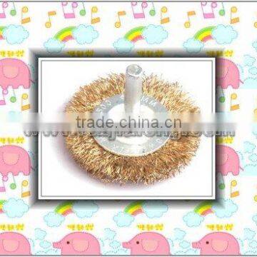 Bevel Brush With Crimped Wire Round Wire Brush
