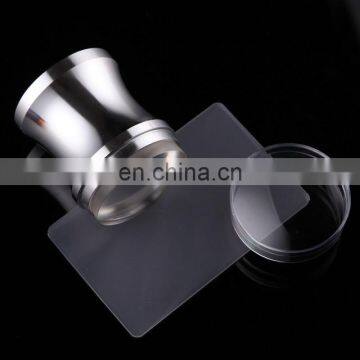 Nail Art Supplies 2018 New 40mm Metallic Silicone Jelly Nail Art Stamp Printer Set photo-3