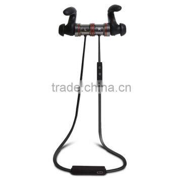 Durable Aluminium Wireless Bluetooth Sport Ear Plugs With Silicone Neckband photo-3