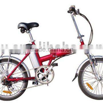 Folding Electric Bike, Lithium Power E Bicycle