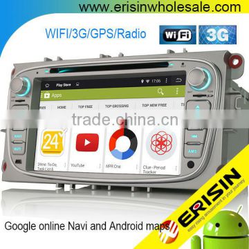 Erisin ES2608F 7" 2 Din Android 4.4.4 Touch Screen Car Radio for C-Max