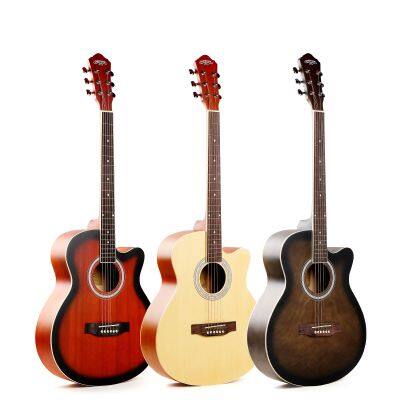 Acoustic Guitar HS-4040 40 Inch guitar wholesale cheap price spruce top OEM Guitar made in China