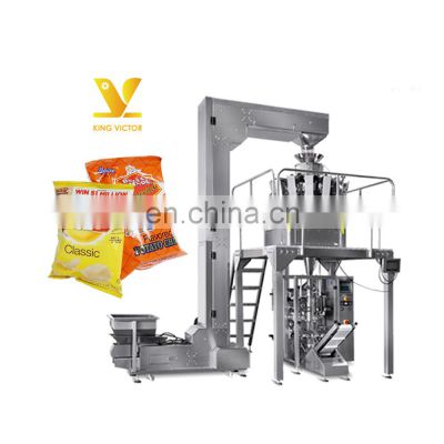 High quality pringles potato chips crisps chips packaging machine