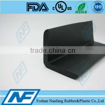 PVC protective 90 degree rubber edge strip