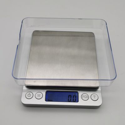 3kg Electronic digital food kitchen scale with two bowl,3000g/0.1g cooking scale with Counting function,3kg/0.1g tare weight Electronic Food Scale with plate