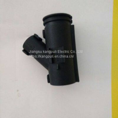 Plastic bellows Y-type tee joint