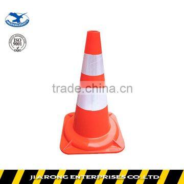 High quality height 47cm Soft Flexible PVC plastic traffic cone TC101