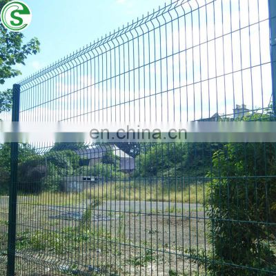 6ft*8ft pvc coated galvanized 3d welded wire mesh fence