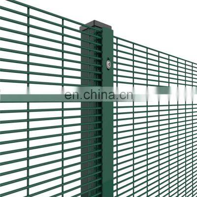 High Quality Powder Coated 358 Anti Climb Mesh Clearvu Fencing photo-3
