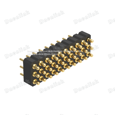 Dnenlink 2.00mm Pitch Triple Row H2.5mm Straight SMT Type Male Header PogoPin Connector photo-4
