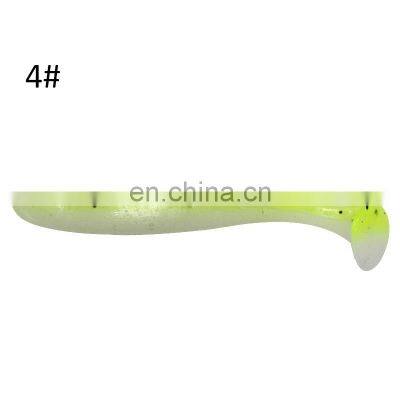 5.5cm 1.2g Large Quantity in Stock T-tail Two - Color Lure Small Fish Colorful Seabass Lifelike Silicone Fishing Soft Lure photo-4