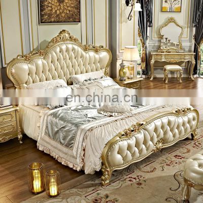 Luxury Bedroom Furniture Solid Wooden Bed Designs Beds Set