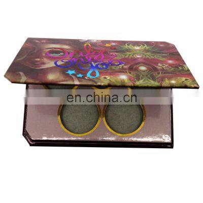 Make your own branded customizable eyeshadow palette no label oem private empty makeup cosmetics palette