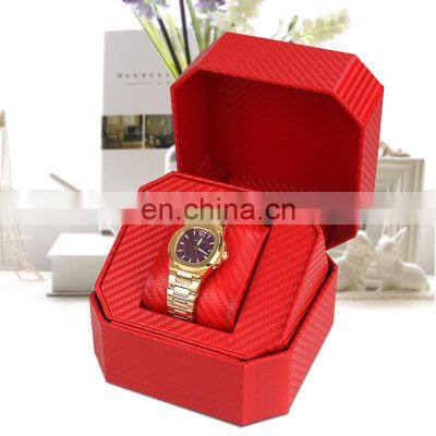 Hot Sell Wholesale PU Leather Flip Watch Packaging Box Display photo-2