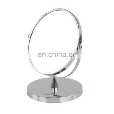 17CM Table Makeup Mirror with  Magnification 1X & 3X Round Make up Mirror Popular Stand Mirror Makeup