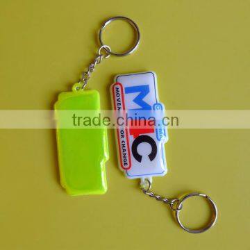 High Quality Reflective Pvc Keyring,customized Key Chain,pu Led Keychain, Reflective Keychain