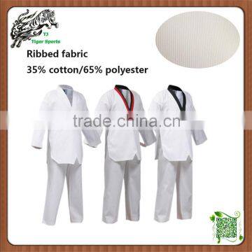 Custom embroidery ribbed Taekwondo Uniforms