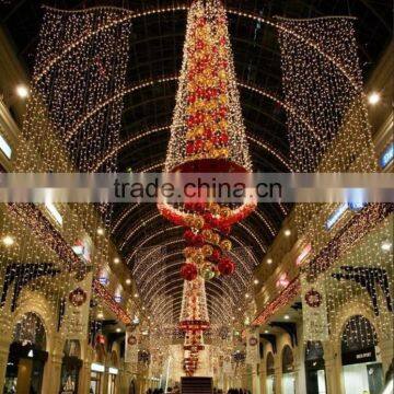 2015 led light atrium decorations for shopping centre