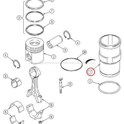 Cummins 6CT FLX3010  cylinder liner J948095