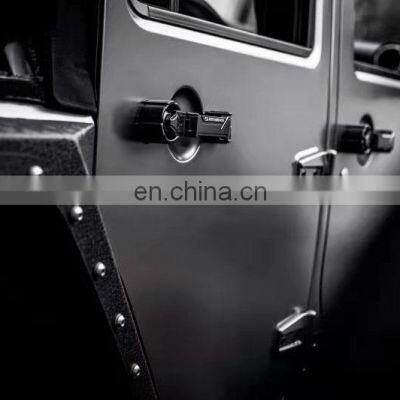 5pcs Aluminium Handle for Jeep Wrangler JK Accessaries 2007+ 4 Doors Black/Sliver From Maiker Offroad