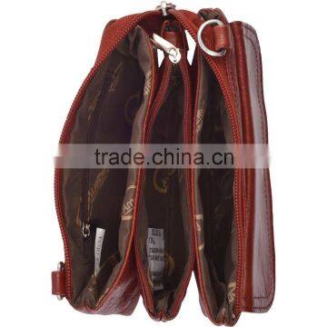 Wholesale Cow Leather Women Shoulder Bag Clutch Purse Handbag With Shoulder Strap photo-4