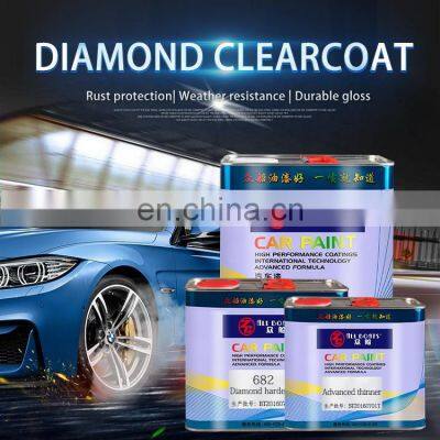 2K CLEAR COAT DIAMOND EFFECT CLEAR COAT CAR PAINT COATING CLEAR COAT