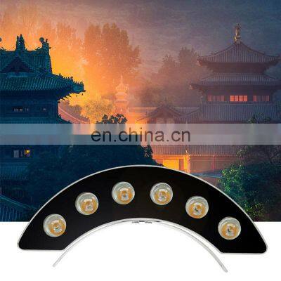 IP65 3W 5W 6W LED Outdoor LED Curve Corrugated Lamp Garden LED Moon Shaped Tile Roof Flood Lamps photo-5