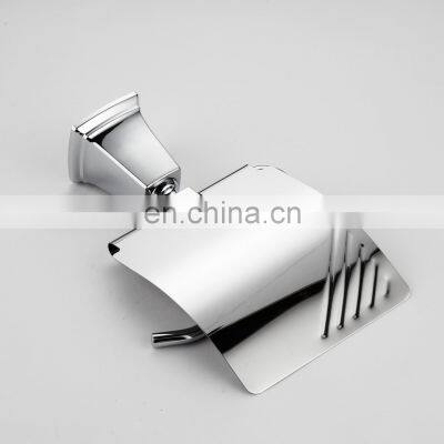 Factory Price High Quality 304 Stainless Steel Wall Mounted Chrome Toilet Paper Holder photo-5