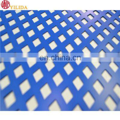 Powder Coated Aluminum Square Hole Perforated Metal Sheet