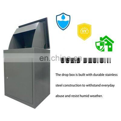 Outdoor Area Design Black Producer Waterproof Metal Steel Letter Mail Mailbox photo-5