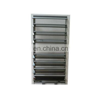 China factory hurricane impact  aluminum frame plantation shutter glass louver windows