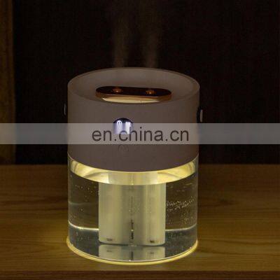 Personal 2000mL Tank Capacity Double Spray Cool Mist 4000 Battery Night Light Portable Ultrasonic H2o Space Air Humidifiers photo-3