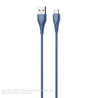 LDNIO LS612 ABS Material 25W USB Micro, For Iphone Type-c Fast Charging Data Cable 2M photo-4