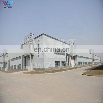 WZH Chinesischer Lieferant Tragbare Faltfertiggebaude Schnelles Stahlkonstruktionslager photo-4