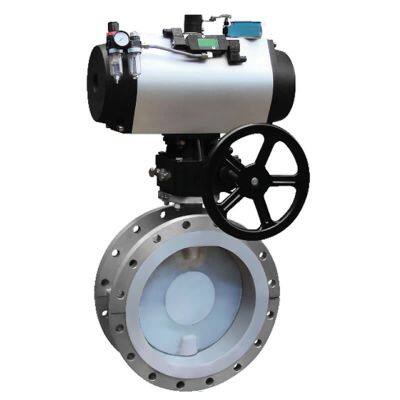 Фторопластовый бабочковый клапан D671F46-16C