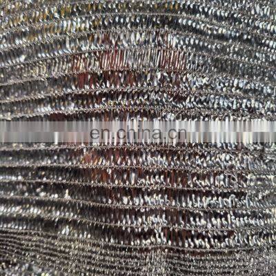 Sun Reflective Aluminum Shade Net Woven Fabric Silver Shade Mesh,Heat Control Aluminum Shade Cloth