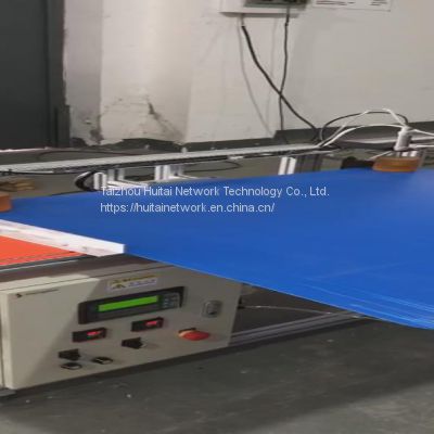 Plastic PP Hollow Board Corflute Sheet Hot Melt Welding Machine / PP Layer Pad Sealing Machine