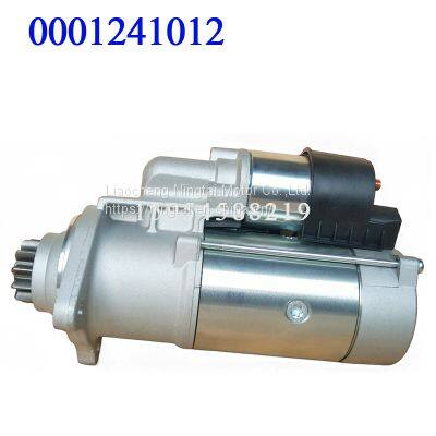 Bosch 0001241012 Starter Motor Diesel Factory Starter Motor 10t China Japanese Starter Motor for Weichai HOWO Wd 615 Series Engines